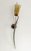 1 x Ornate Wall Light - Ref: AAS138 / HWAY - CL1049 - NO VAT ON THE HAMMER - Location: Liverpool