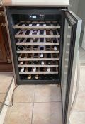 1 x CAPLE Undercounter Wine Cabinet, with Stainless Steel Door Frontage - Ref: AAS161 / SWM - CL1049