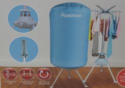 1 x Powatron Heated Clothes Dryer - Features 360 Degree Flame Retardent PU Cover, Anti Slip Feet,