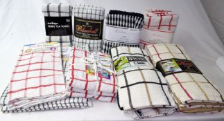 33 x Assorted Terry Cotton Tea Towels - New and Unused - Ref: GTC177 Cage - CL1015 - Location: