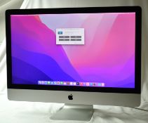 1 x Apple iMac 27 Inch Desktop Computer - Late 2015 with a 5K Retina Display - Features an Intel
