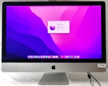 1 x Apple iMac 27 Inch Desktop Computer - Late 2015 with a 5K Display - Features an Intel Core i5