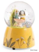 1 x MOULIN ROTY Musical Snow Globe Trois Petits Lapins - RRP £39.95 - Ref: HNB586/7618081 - CL1052 -