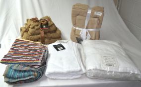 1 x Assorted Collection of Bathroom Towels - New and Unused - Ref: GTC175 Cage - CL1015 -