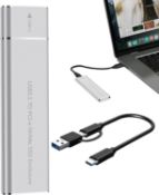 1 x High-Speed External 1TB M.2 NVME SSD Drive - 10Gbps 3.1 Gen 2 1TB NVME SSD Drive - CL010 - NO