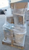 1 x Assorted Pallet Job Lot - Directors & Dining Chairs, Planters, Bistro Table, Clothes Rail & More