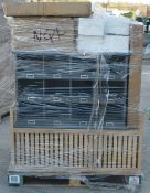 1 x Assorted Pallet Job Lot - Storage Chest, Shoe locker, Lights, Fireside Tools, Step Stool & More!