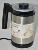 1 x MELITTA Cremio Ii Milk Frother In Silver - Original Price £89.95 - Ref: HNB780/7129017/NHC14 -