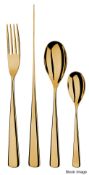 1 x STUDIO WILLIAM Karri Gold Mirror 56Pc Cutlery Set - Original Price £570.00 - Ref: HNB715/7324025