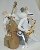 1 x Lladro Jazz Trio Limited Edition Porcelain Statue - Original Price £2,610 - Ref: HNB835/
