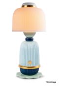 1 x LLADRO Porcelain Kokeshi Lamp In Blue - Original Price £410.00 - Ref: HNB765/7197923/NHC13 -