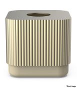 1 x DECOR WALTHER Of.Line Tissue Box - Colour: Champagne/Dune - Original Price £345.00 - Ref: