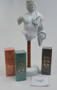 1 x GINORI 1735 Porcelain L'Amante Water Candle Holder Set - Original Price £1,750.00 - Ref: HNB707