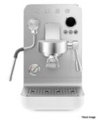 1 x SMEG Mini Pro Espresso Machine In White Matte - Original Price £1,399.00 - Ref: HNB818/7654843/