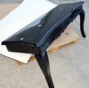 1 x APAISER 'Regency' Composite Stone Bathroom Vanity Table in a Speckled Black Finish - ORP £7,000