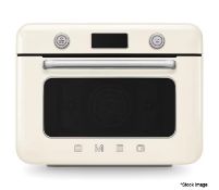1 x SMEG 9 In 1 Multifunction Countertop Oven In Cream - Original Price £849.00 - Ref: HNB795/