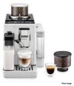 1 x DE'LONGHI Rivelia Coffee Machine In White - Original Price £749.00 - Ref: HNB792/7774007/