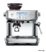 1 x SAGE Barista Pro Coffee Machine In Stainless Steel - Original Price £729.00 - Ref: HNB836/