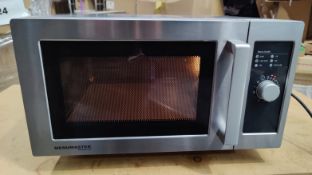 1 x MenuMaster Commercial 1000w Microwave Oven - Model: RMS510DSU