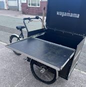 1 x Christiania Three Wheel Event Bike - Single Speed Bike Featuring a Secure Box with Gas Lift Lid