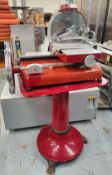 1 x FAC Manual Valono 350mm Flywheel Meat Slicer with Stand - Model: F350 - 240v - Dimensions: H80