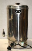 1 x Buffalo GL347 Manual Fill 20l Water Boiler - Stainless Steel - 240v