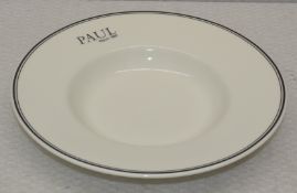 20 x Ceramic Wide Border Bowls - 28cm Wide