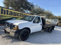 2005 Ford F-350xl Flatbed Truck W/t R/k