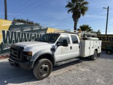 2009 Ford F-550xl Diesel Utility Truck W/t R/k
