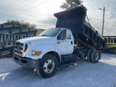 2015 Ford F-750xl Diesel Dump Truck W/t R/k