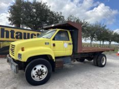1998 Gmc C6500 Diesel Flatbed Truck W/t