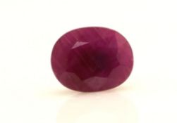 Loose Oval Ruby 3.32 Carats