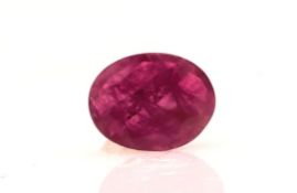 Loose Oval Ruby 1.08 Carats