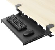RRP £35.28 VIVO Small Keyboard Tray Under Desk Pull Out with Extra