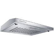 RRP £72.94 CIARRA 60cm Visor Cooker Hood Undercabinet Hoods Stainless