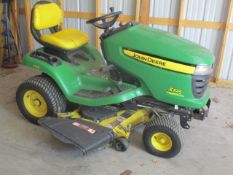 John Deere X324 lawn tractor, 4 wheel steer, 48” cut, 22 HP