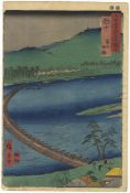 Hiroshige Ando, Toyama, Famous Views of Provinces