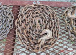 CHAIN W/ 2 HOOKS