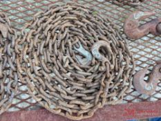 CHAIN W/ 2 HOOKS