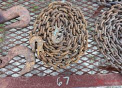 CHAIN W/ 2 HOOKS