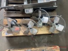 (4) ALUMINUM ELECTRIC 120 VOLT FANS