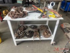 ROLLING METAL SHOP TABLE 32