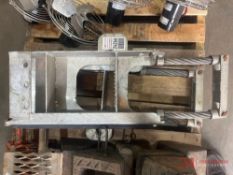 LOT OF SERVICE TRUCK STEPS & WHEEL CHAULKS
