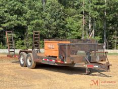 2017 A & F TRAILER MFG 20'X7' EQUIPMENT TRAILER