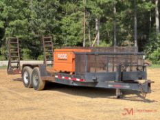 2017 A & F TRAILER MFG 20'X7' EQUIPMENT TRAILER