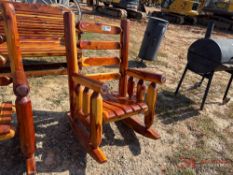 WOODEN ROCKER