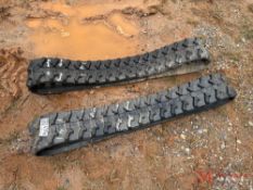 (2) RUBBER TRACKS