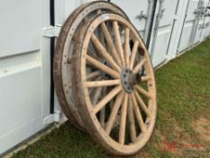 ANTIQUE WAGON WHEELS