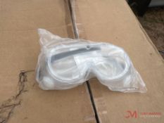 BOX OF NEW SAFETY GOGGLES