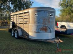 1993 S&H STOCKMAN LIVESTOCK TRAILER